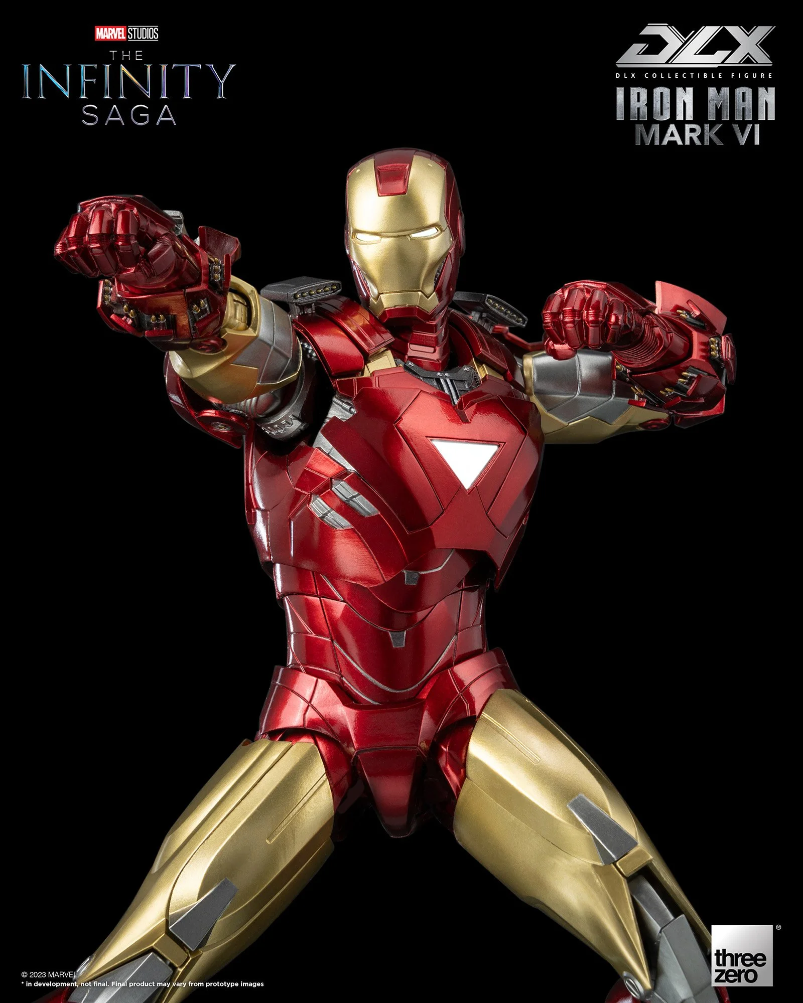 【未開封】Threezero アイアンマンマーク6 Marvel Studios: The Infinity Saga DLX Iron Man Mark 6 (Battle
